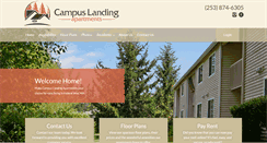 Desktop Screenshot of campuslandingapartments.com